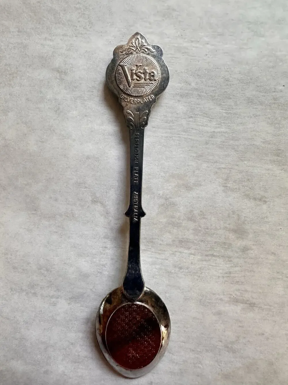 V7 Knotts Souvenir Vista Silver Plated Collectible Vintage Spoon 4